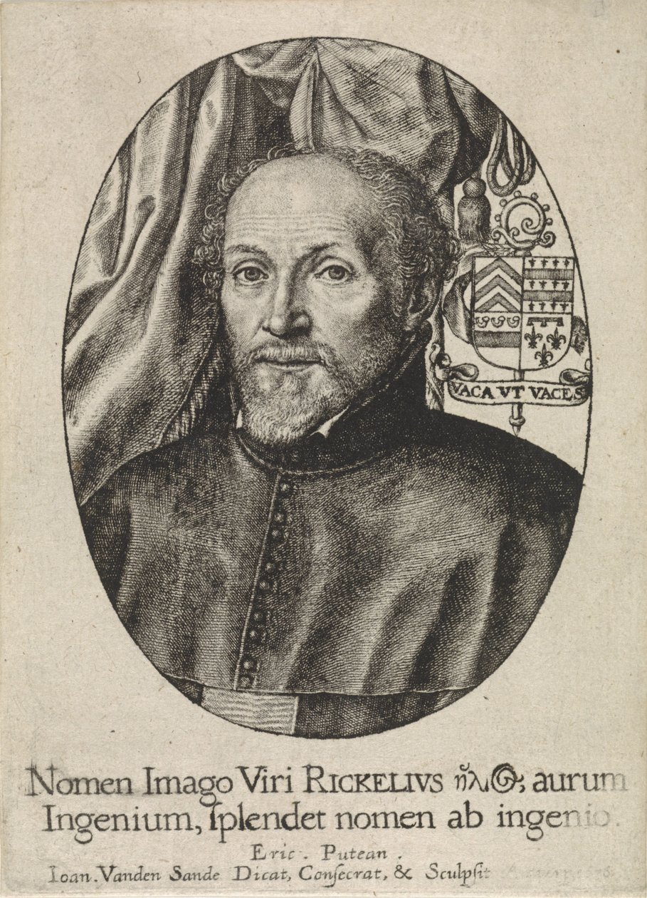Porträtt av teologen Dionysius Ryckel av Jan van de Sande