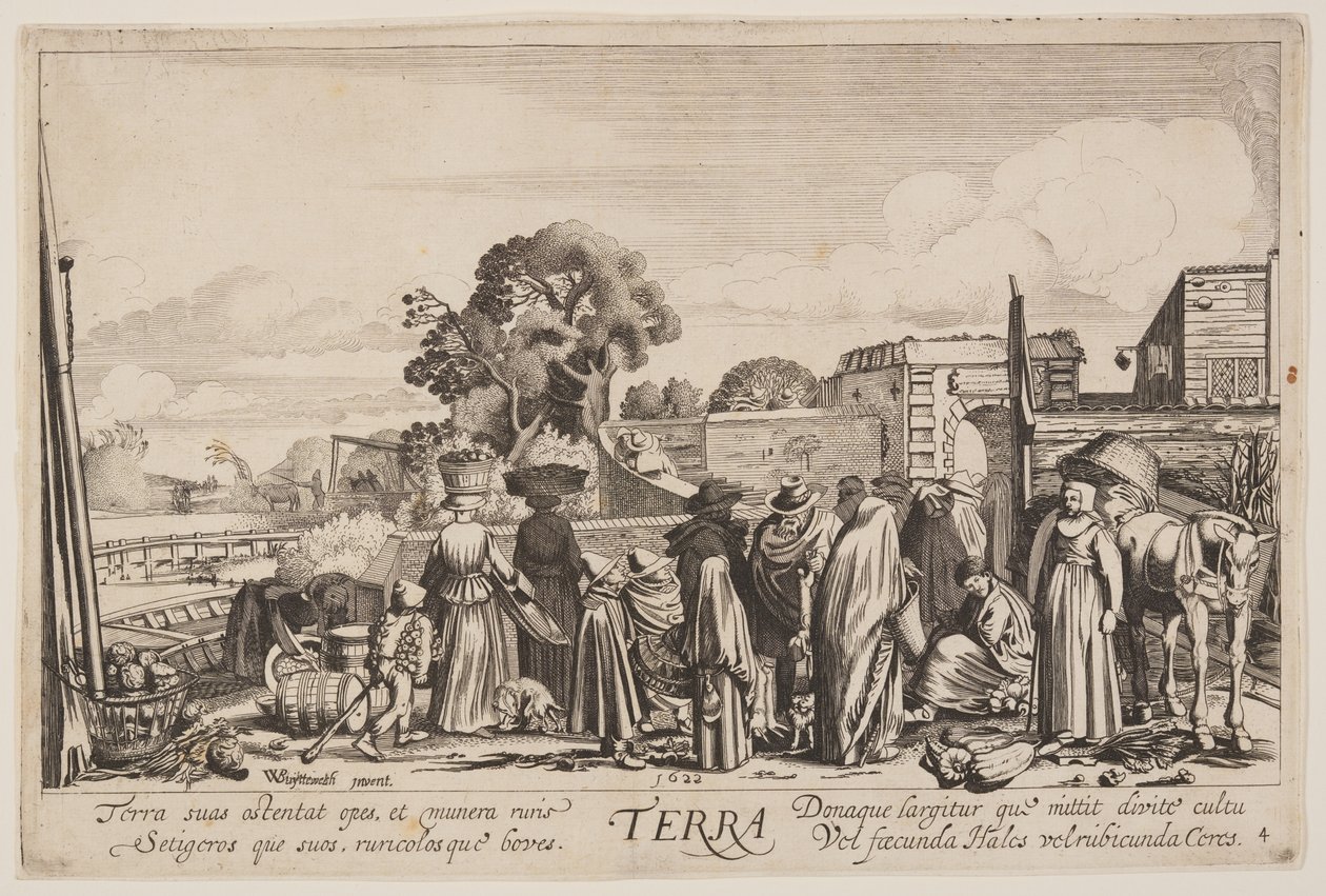 Jord, från De fyra elementen av Jan van de Velde II
