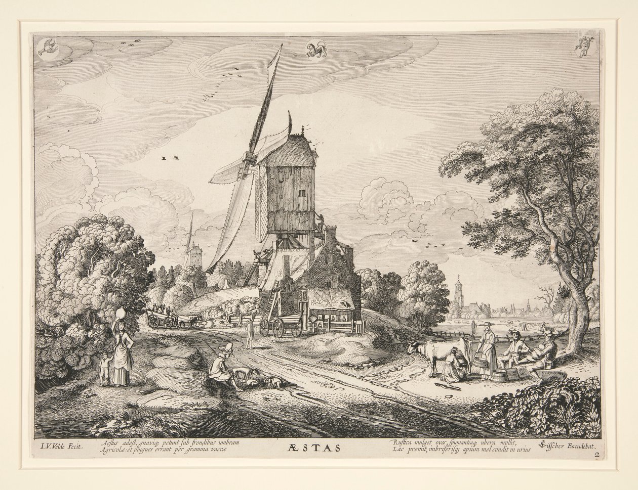 Sommar, från en serie av de fyra årstiderna av Jan van de Velde II