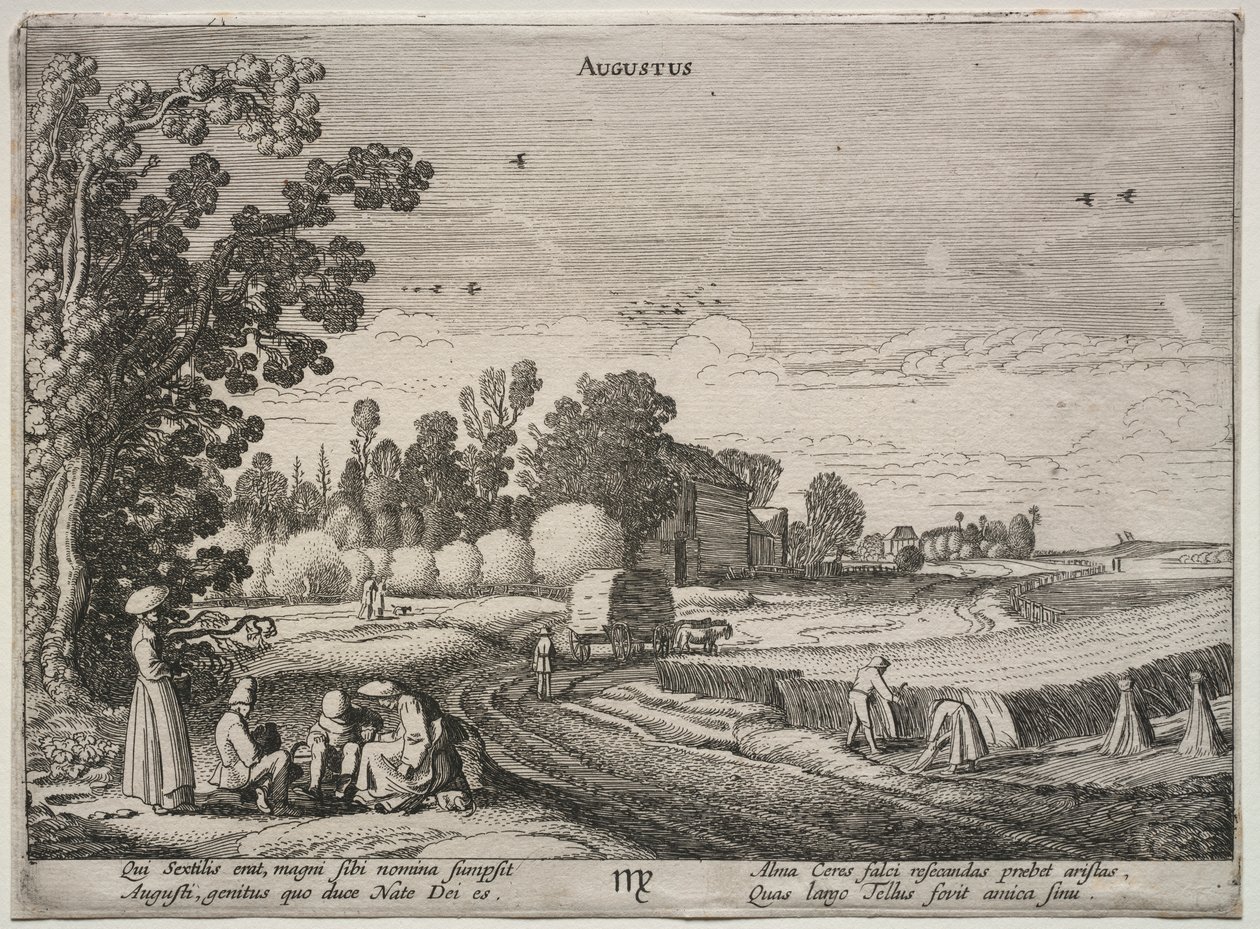 De tolv månaderna: augusti av Jan van de Velde II