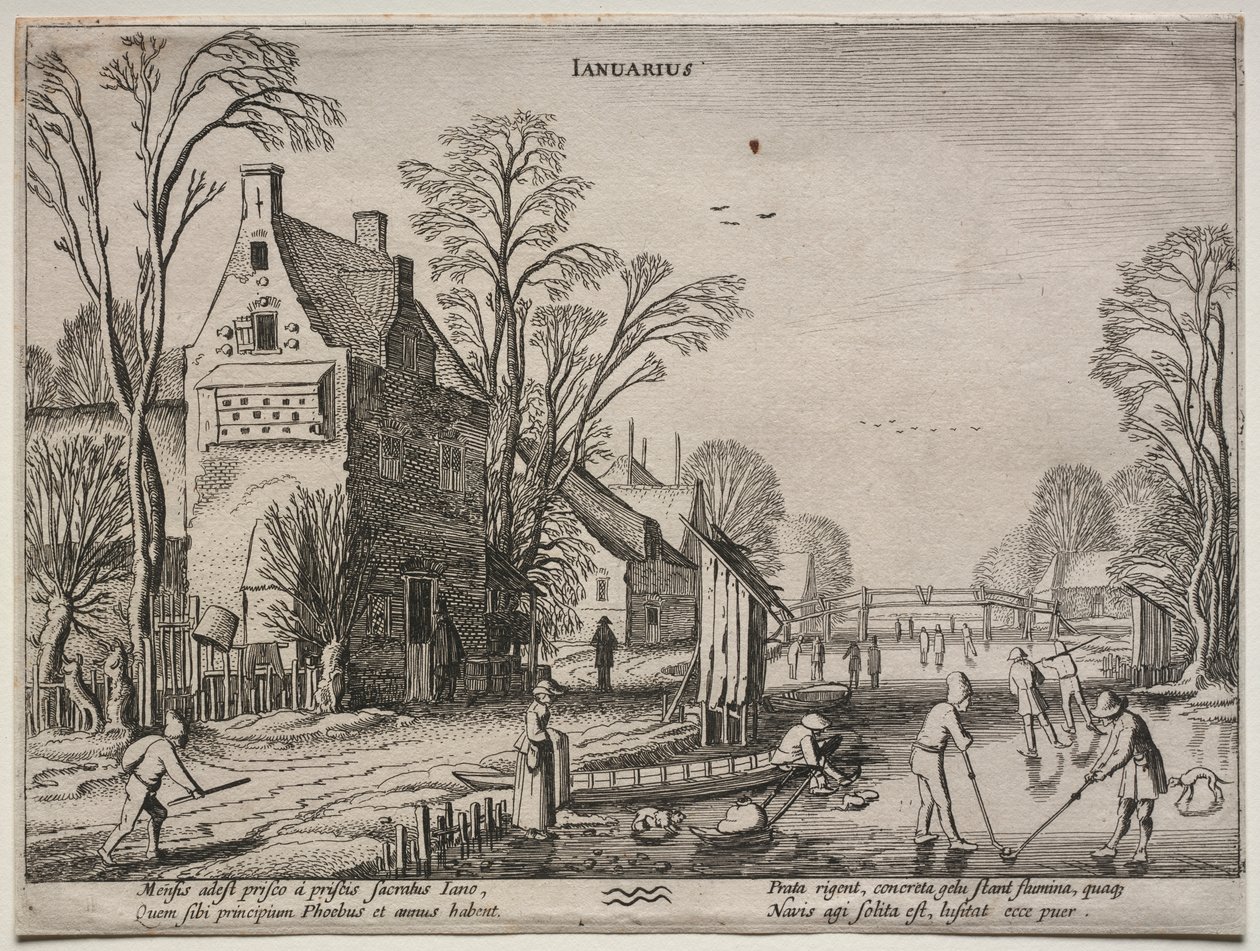 De tolv månaderna: januari av Jan van de Velde II