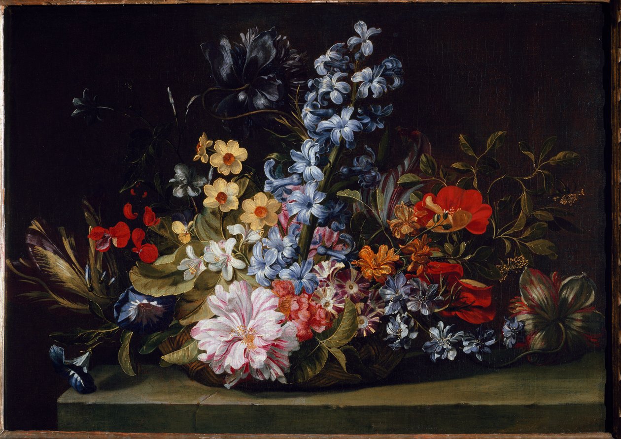 Blomkorg (målning av Jan van den Hecke