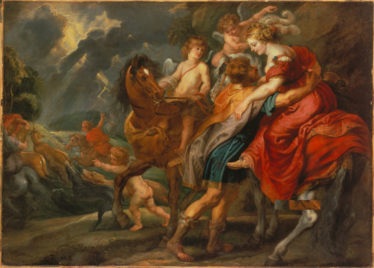 Dido och Aeneas av Jan van den Hoecke