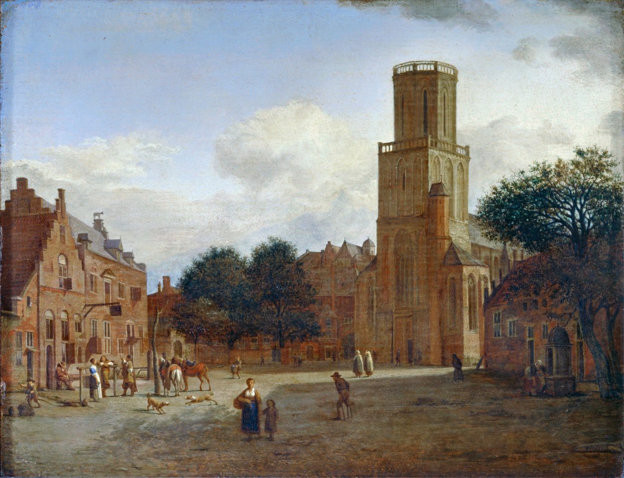 S:t Aldegondes kyrka i Emmerich - ... av Jan van der (manner of) Heyden