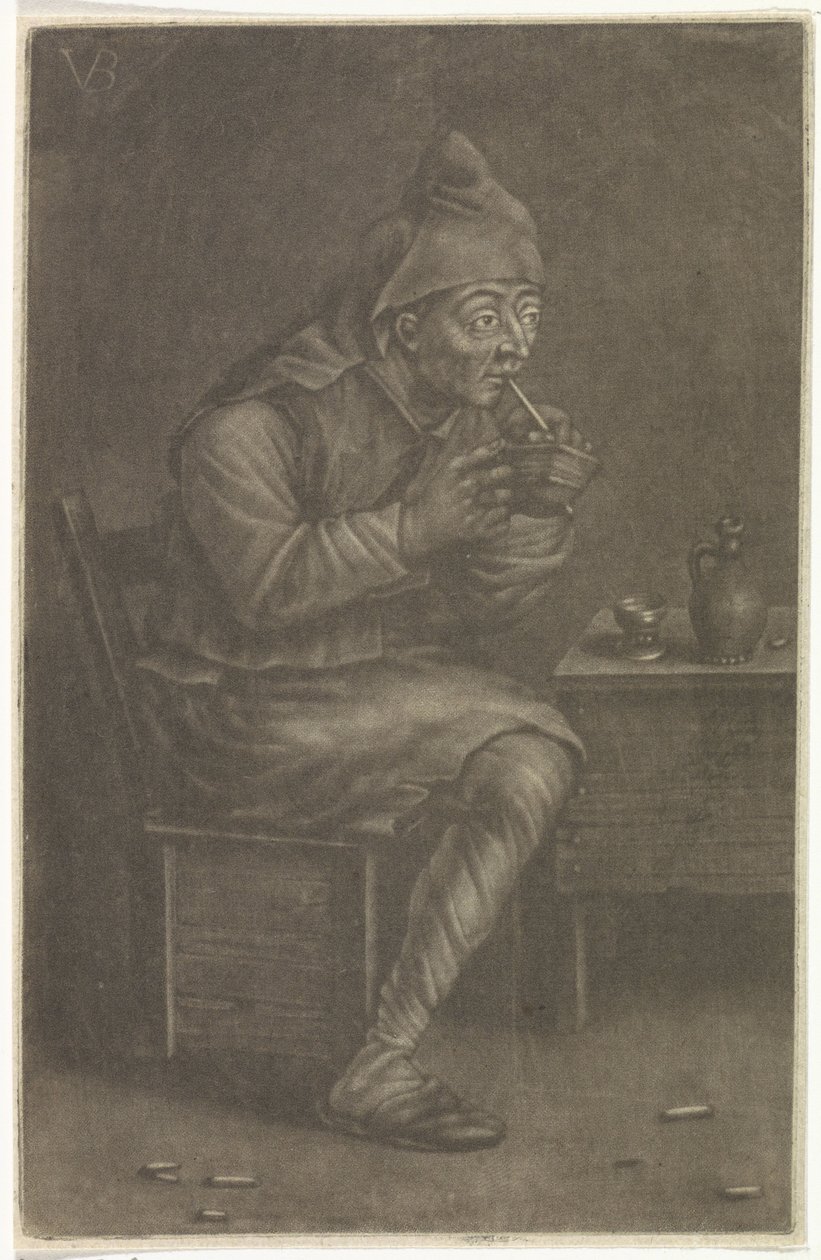 Man tänder sin pipa av Jan van der Bruggen