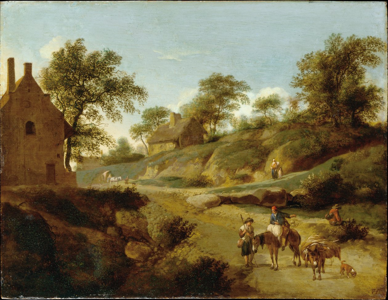På en landsväg av Jan van der Heyden