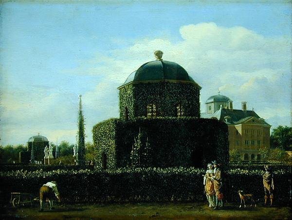 Bosch-husets paviljong, bostaden för vaktmästaren i Gravenhage av Jan van der Heyden