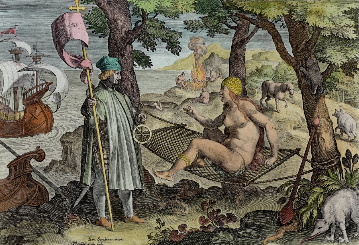 Vespucci Discovering America, plåt 2 från 