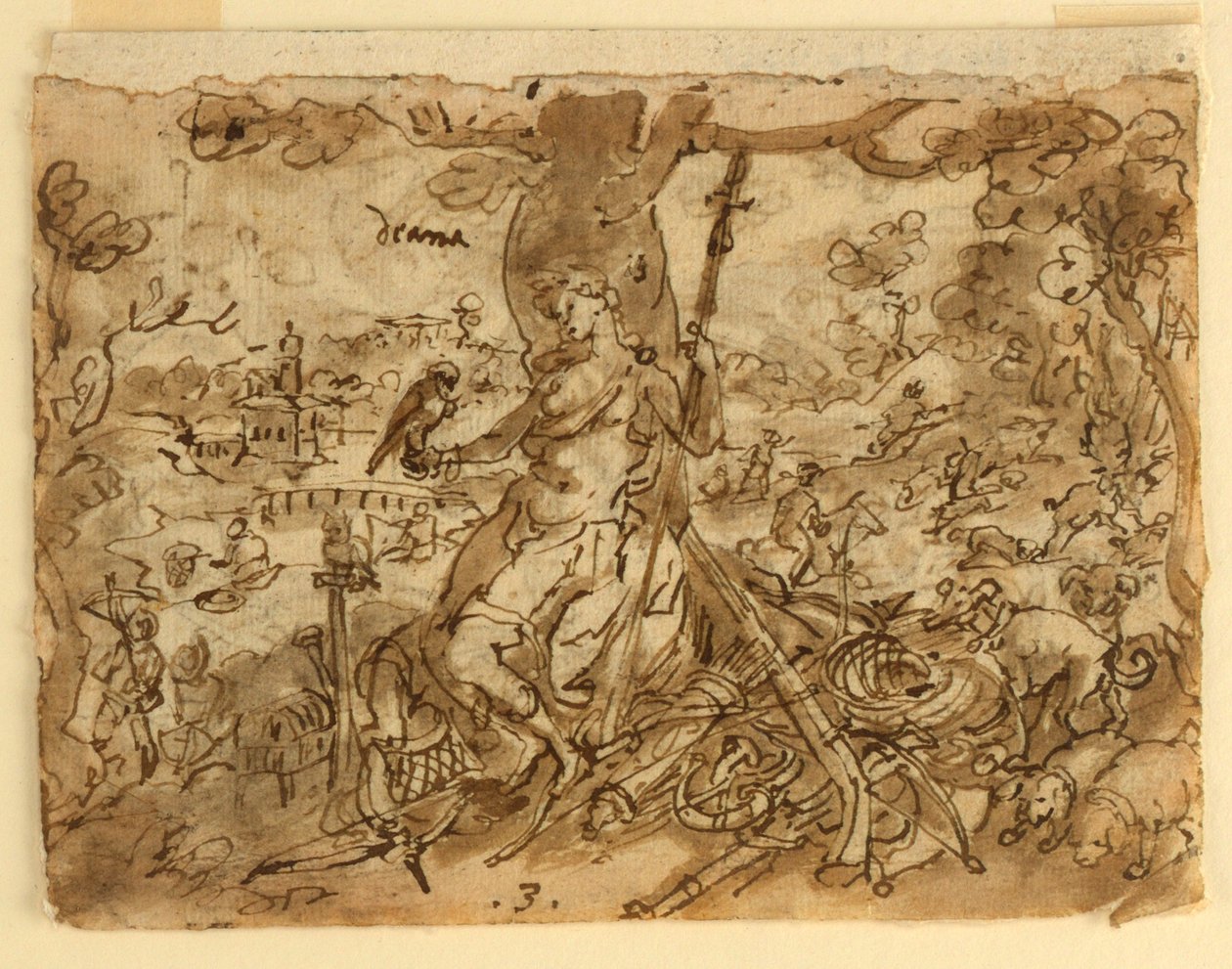 Diana (Jakt) av Jan van der Straet, called Stradanus