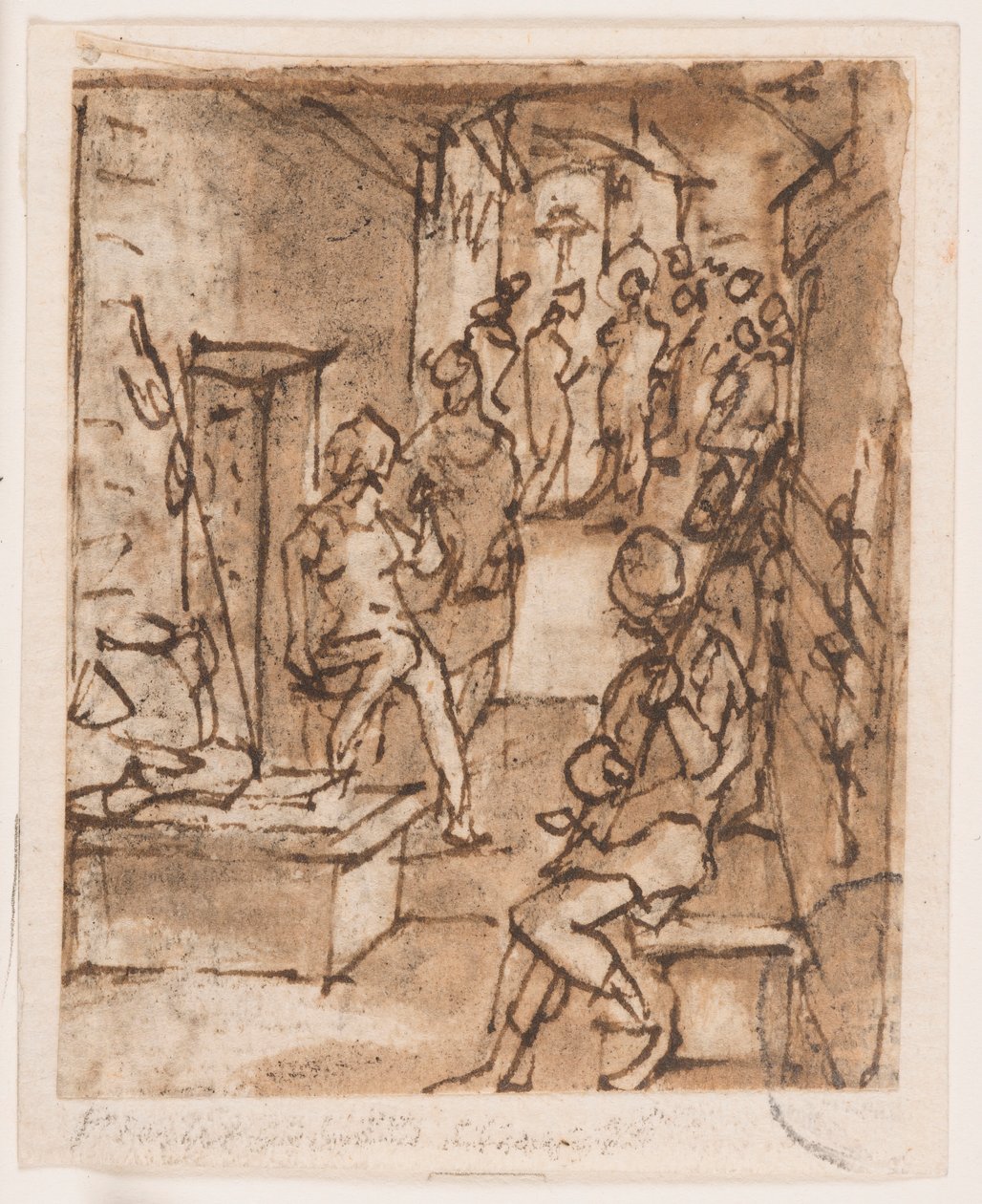 Flagellering (?) av Jan van der Straet, called Stradanus