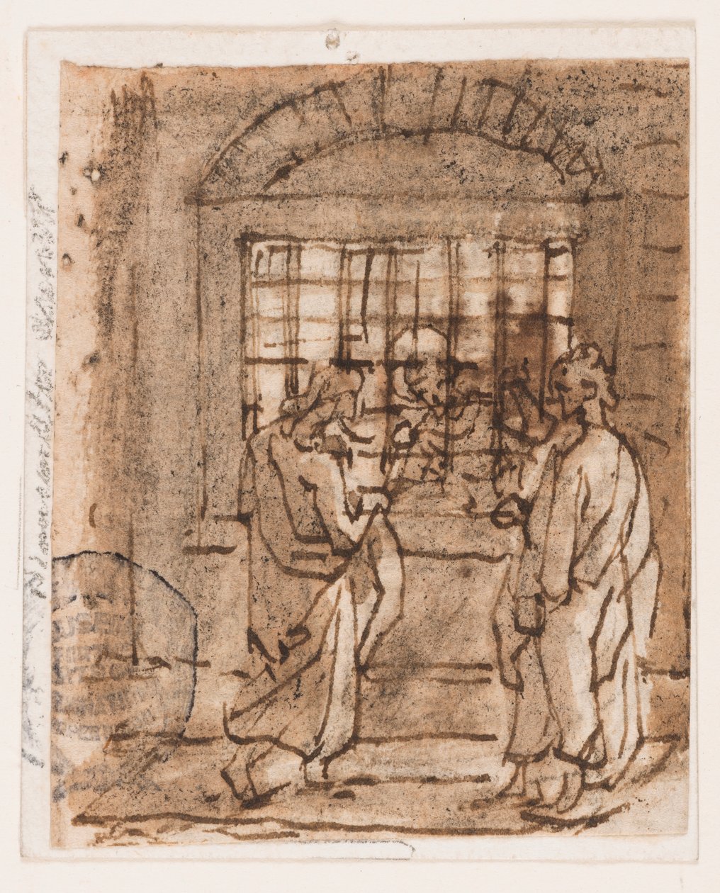 St Peter i fängelse av Jan van der Straet, called Stradanus