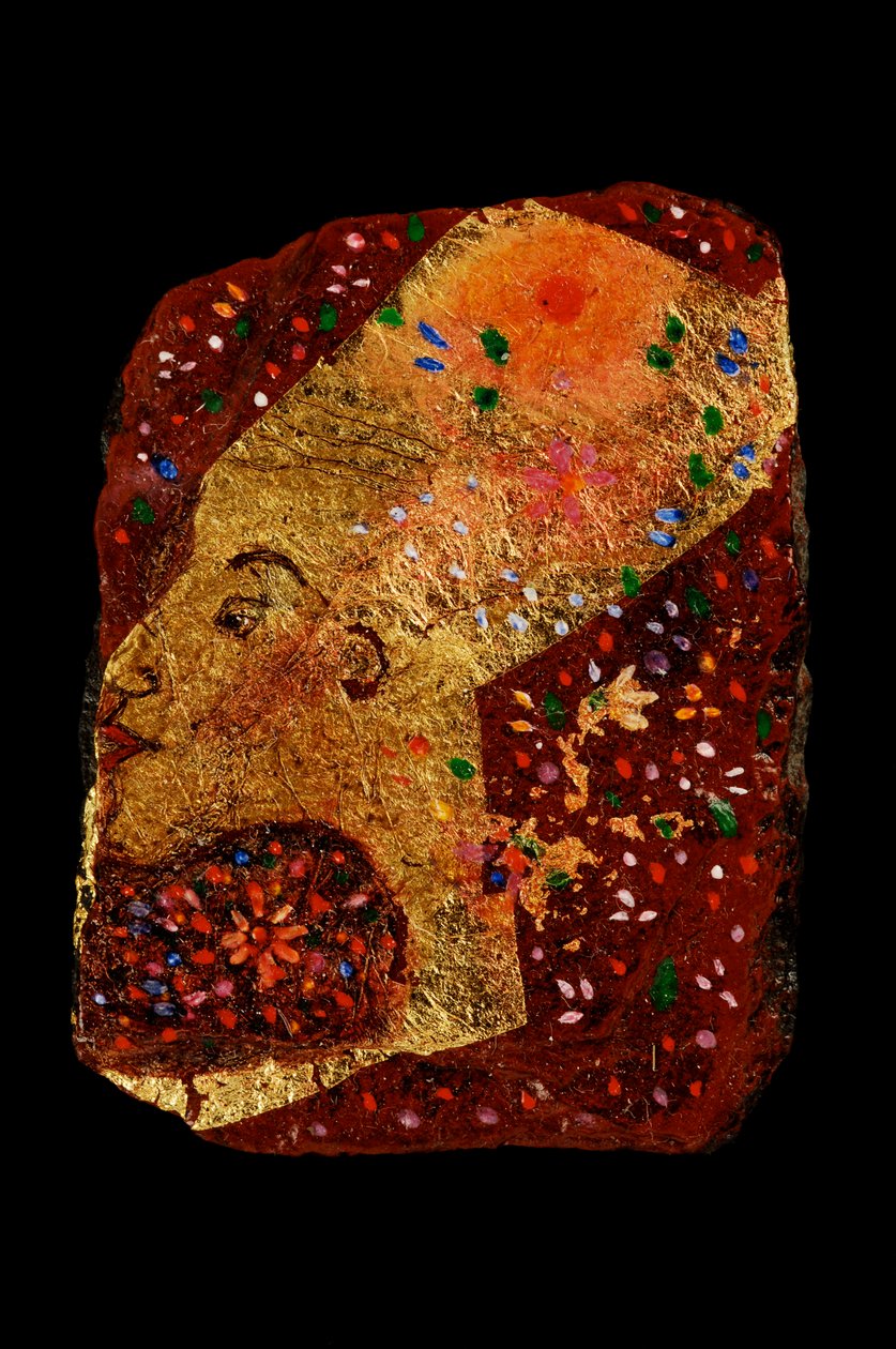 African Queen, 2007 (olja på skiffer) av Jane Deakin