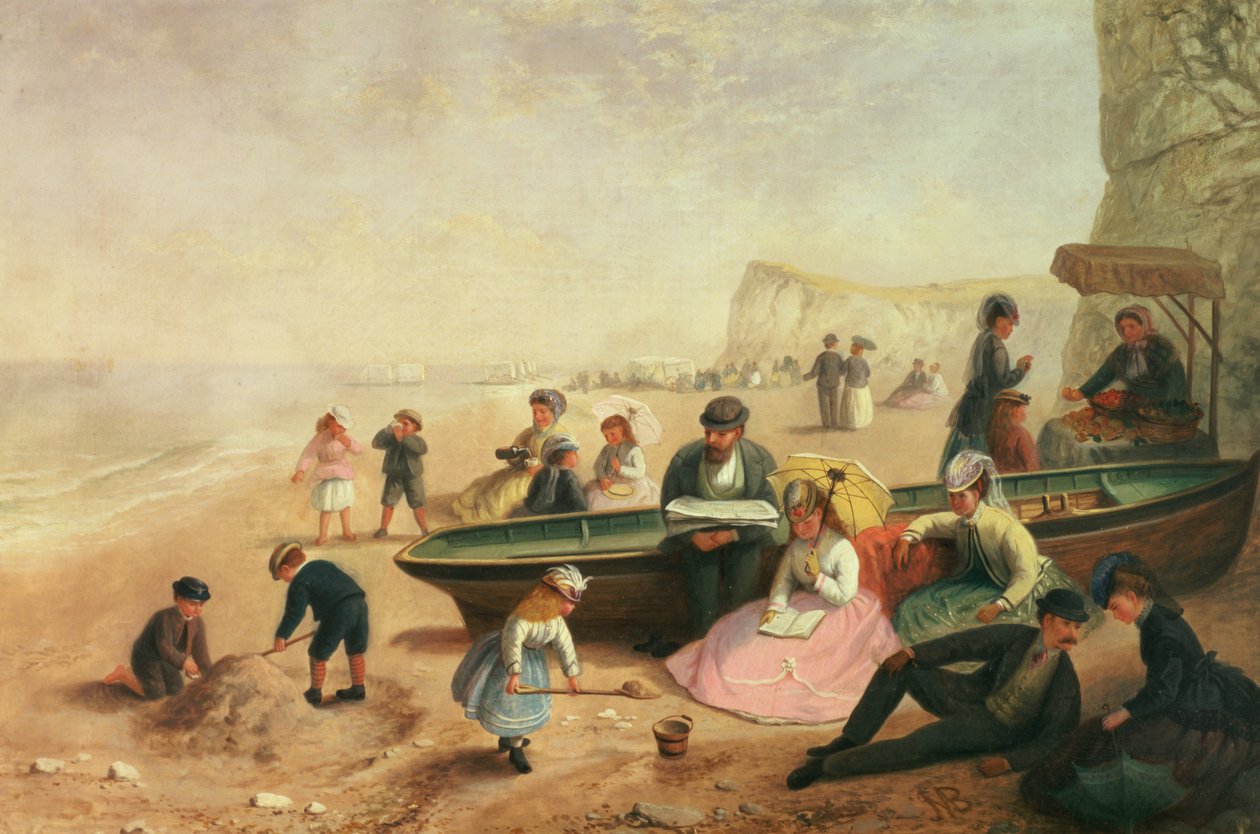 En Seaside Scen av Jane Maria Bowkett