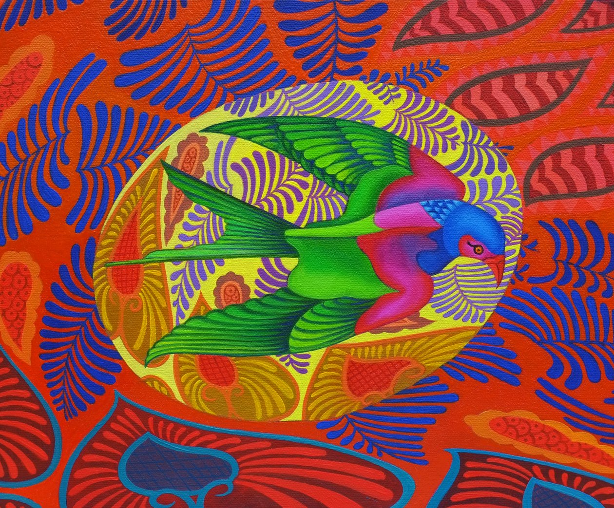 Svalstjärtad drake, 2012, av Jane Tattersfield