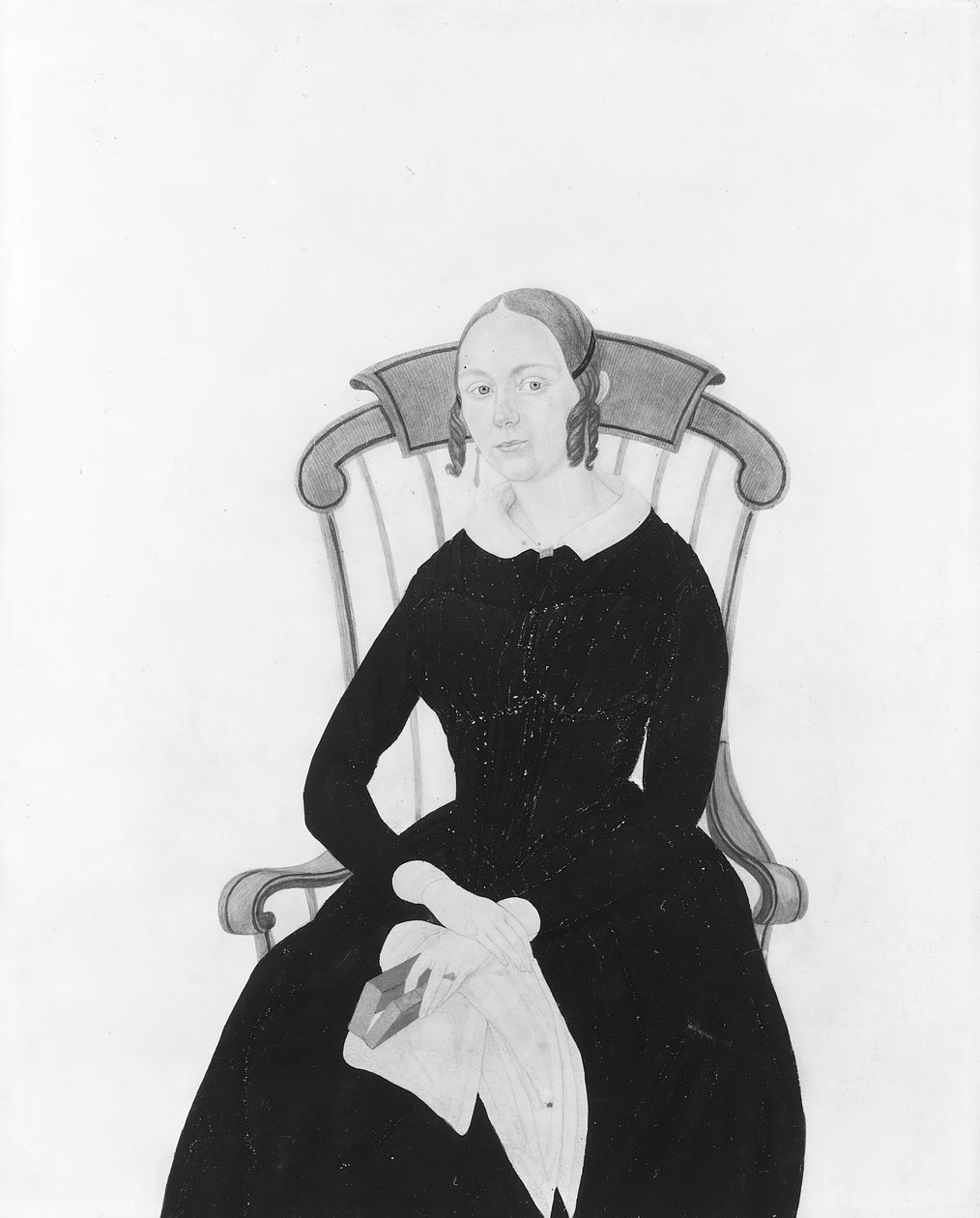 Lady Sittande i en Boston Rocker, . av Jane Anthony Davis