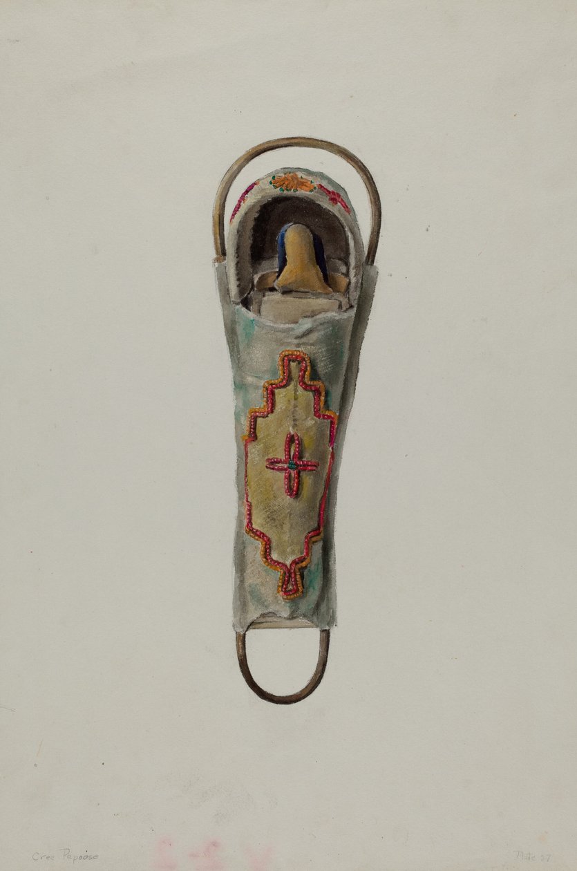 Cree Papoose docka av Jane Iverson