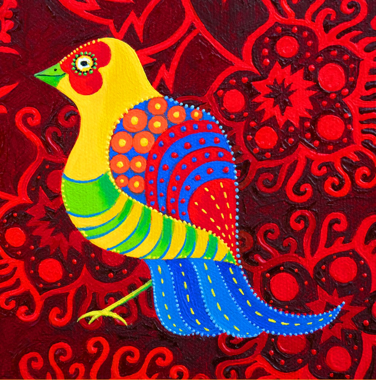Blåsvansfågel, 2019 av Jane Tattersfield