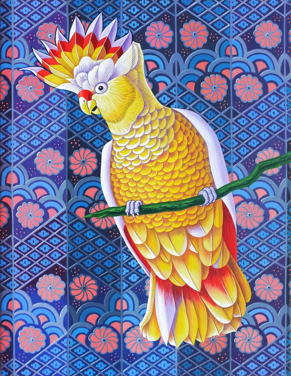 Kakadua, 2016, av Jane Tattersfield