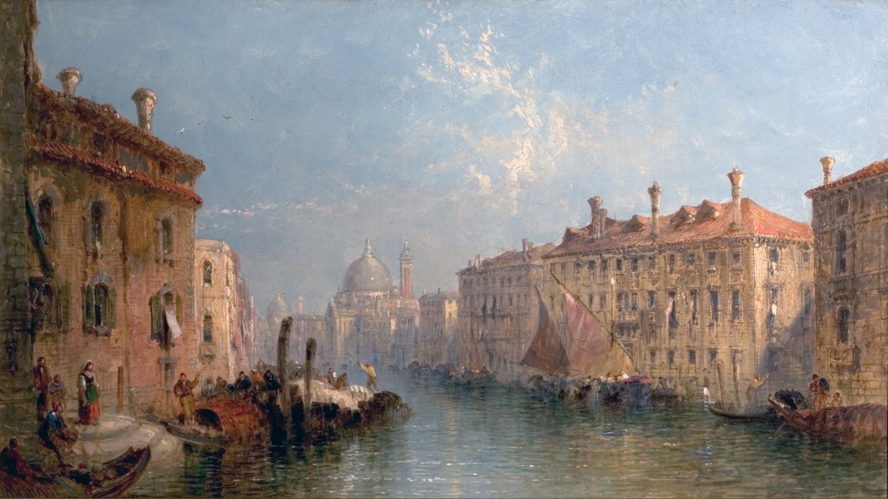 Canal Grande, Venedig, Italien, ca 1875 av Jane Vivian