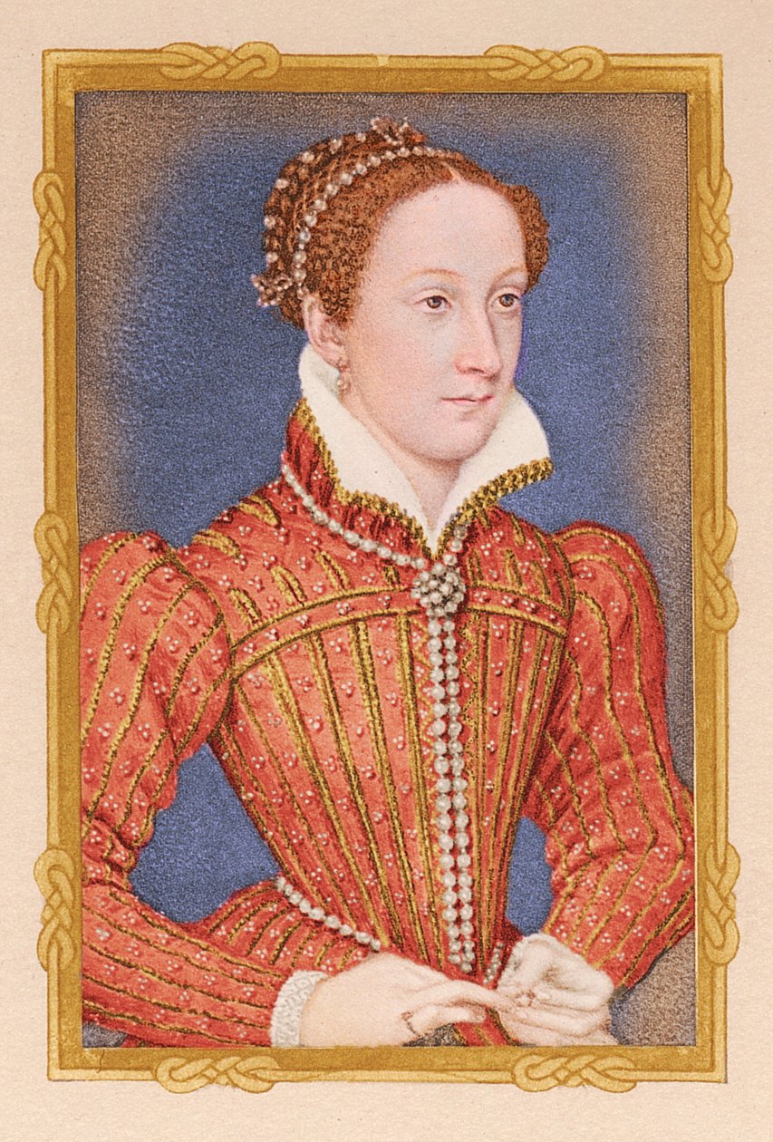 "Porträtt - Mary, Queen of Scots", c1500-talet, 1904 av Janet