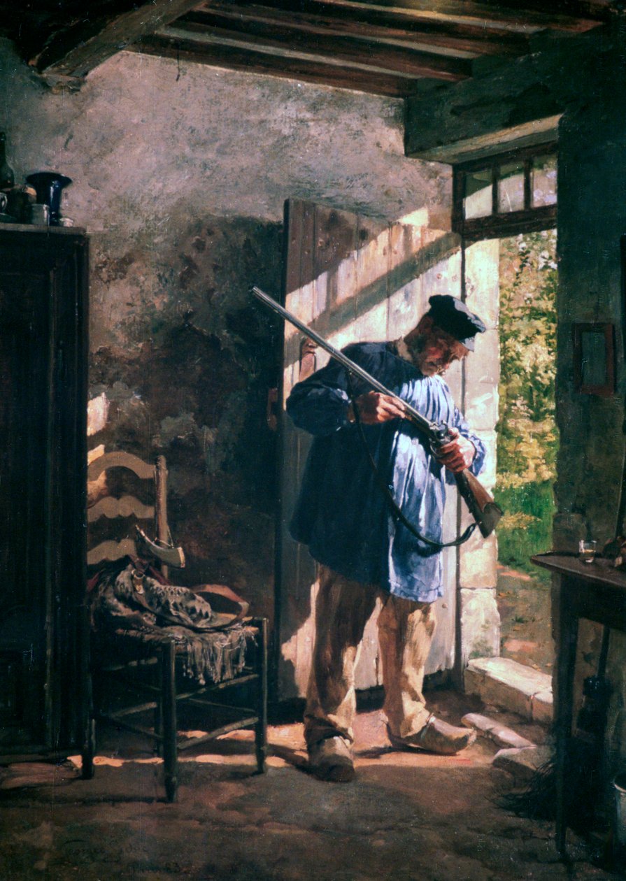 Före jakten, 1883 av Janez Šubic