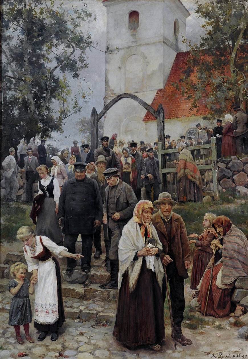 Efter kyrkan av Janis Rozentals
