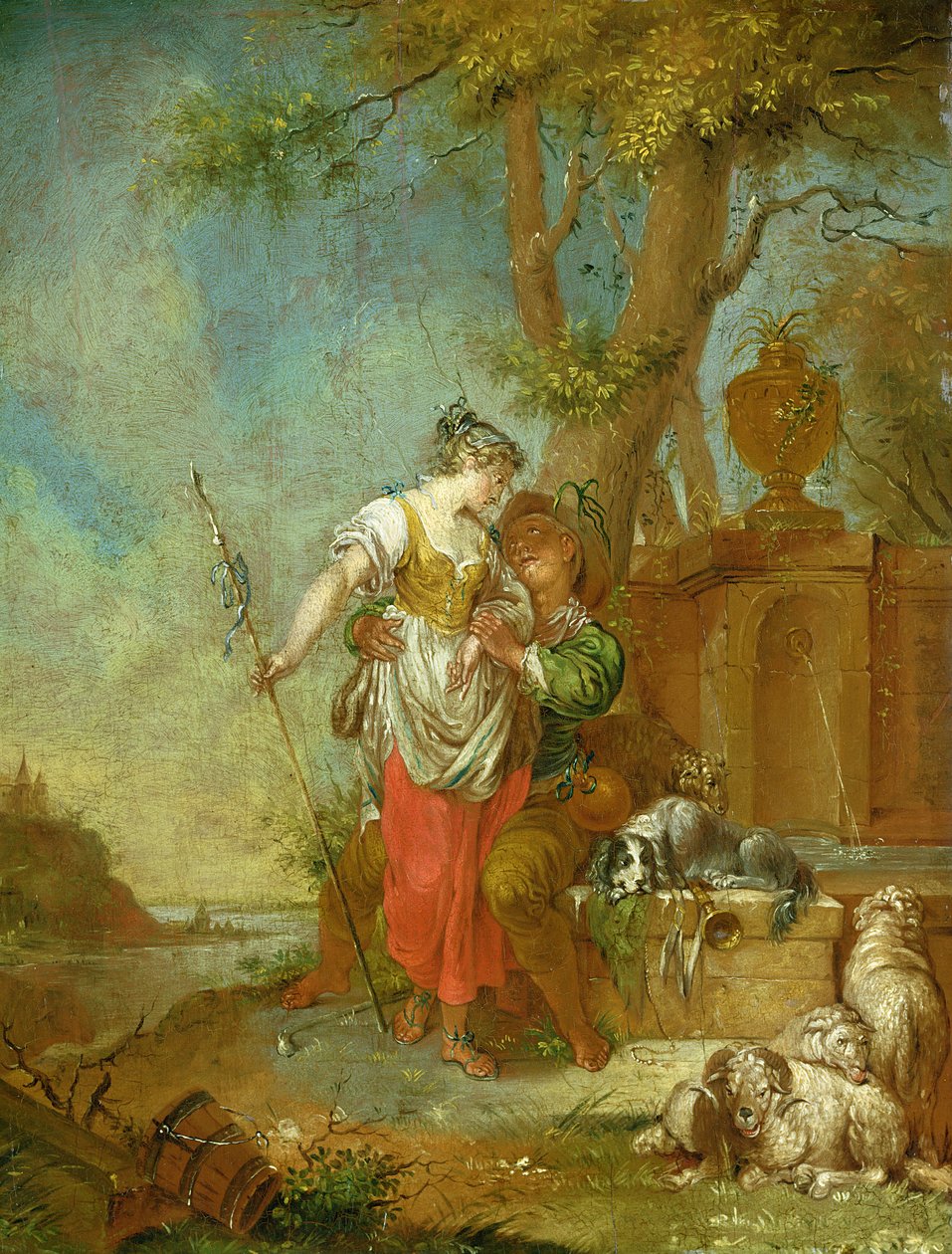Herde och Herdinna av Januarius Zick
