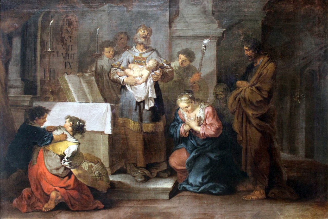 Presentationen i templet av Januarius Zick