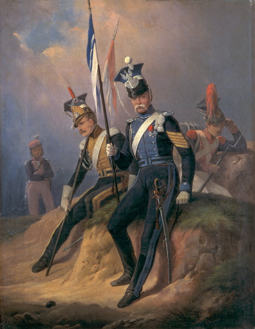 Polska officerare av Napoleonarmén, 1852 av January Suchodolski
