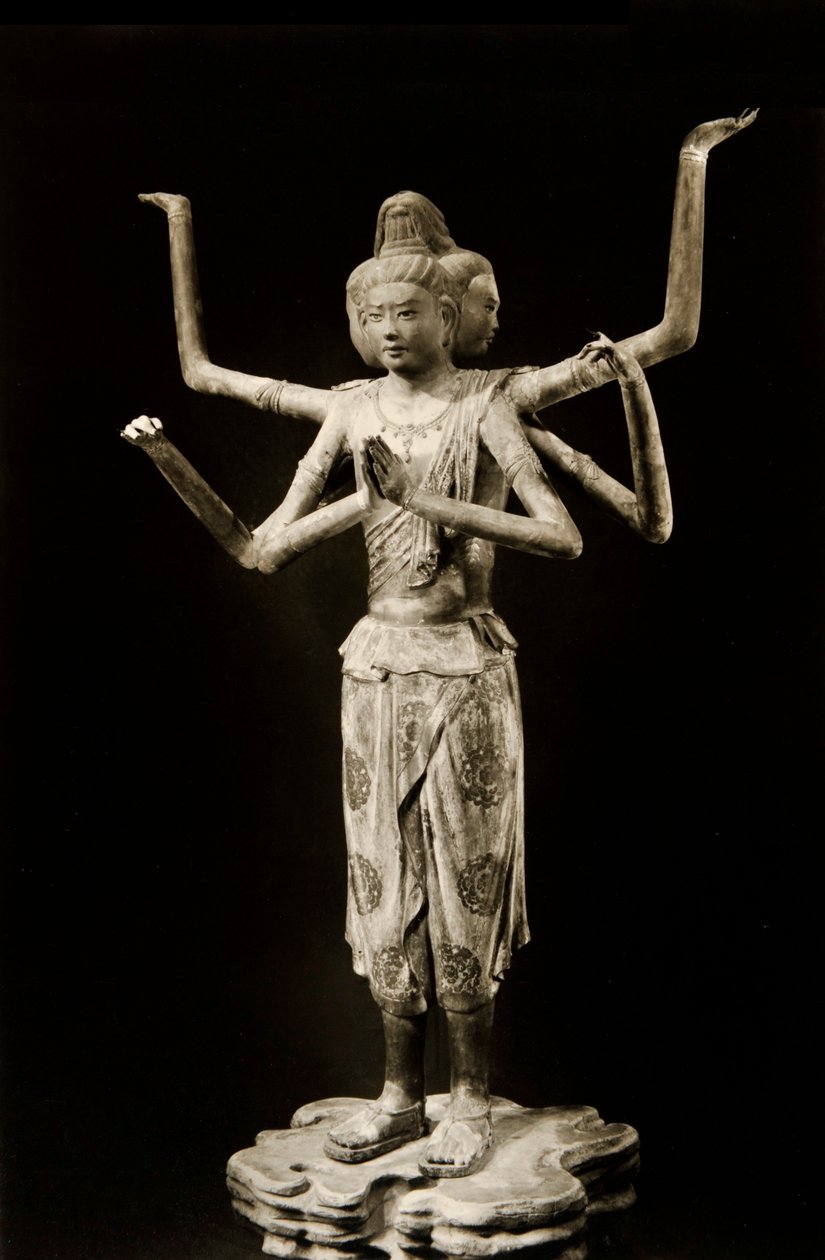 Ashura, från 800-talet, Nara-perioden, Kofukuji, 1950 av Japanese Photographer