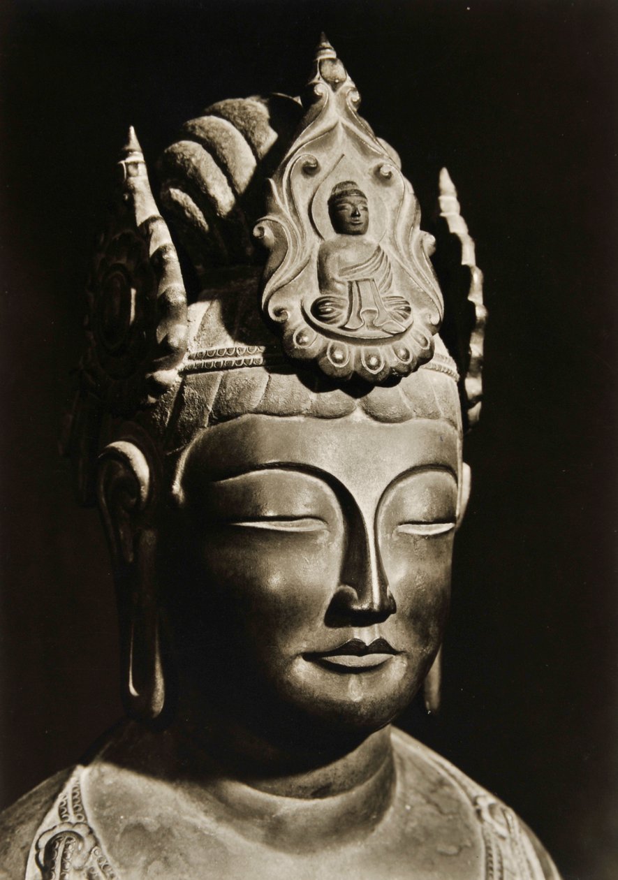 Drömskillnad Kan-on från teair ry för Perio d, på is, för Japan, 1950 av Japanese Photographer