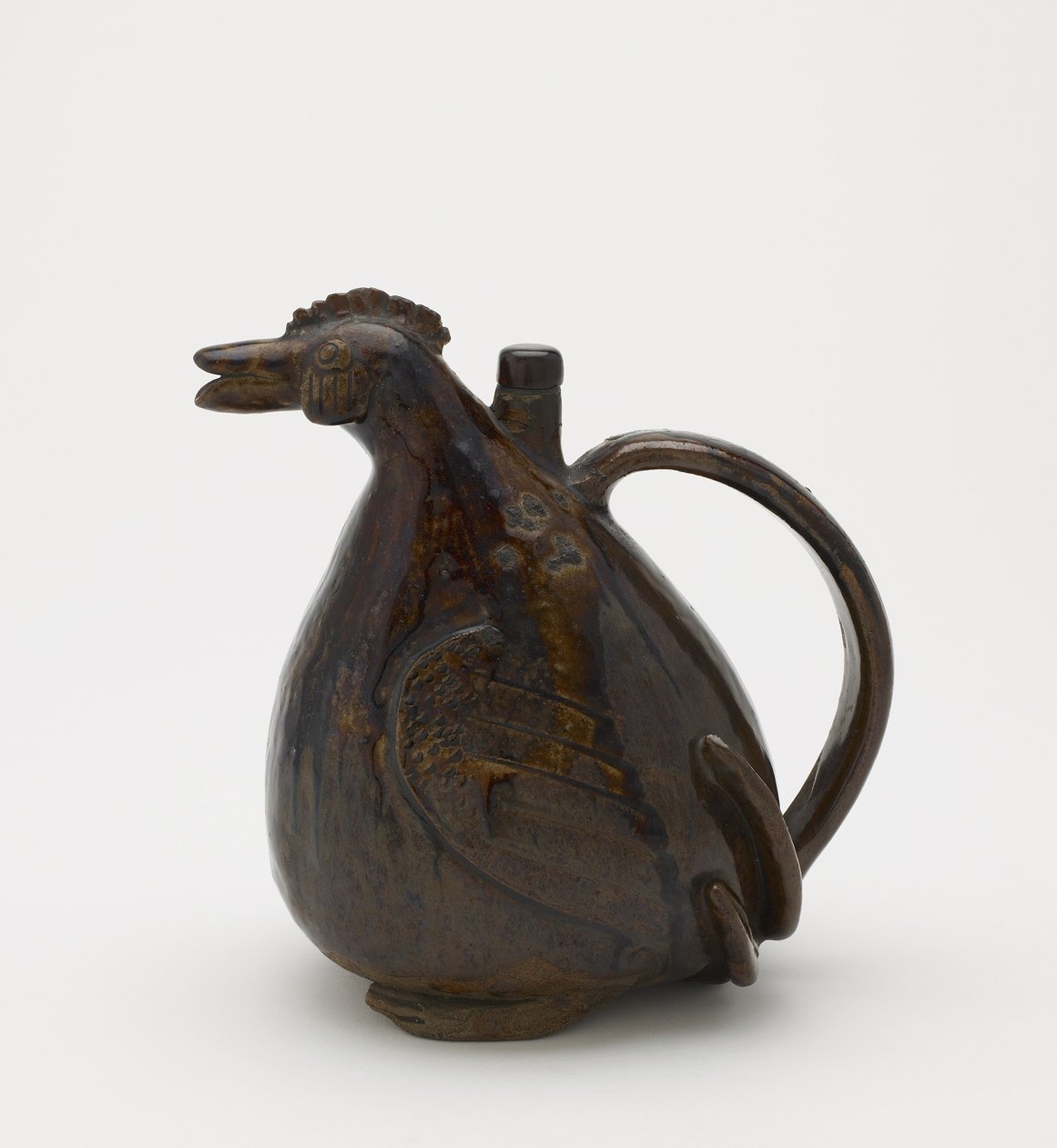 Ewer i form av en tupp, Seto, Aichi-prefekturen, Edo-perioden (keramik) av Japanese School
