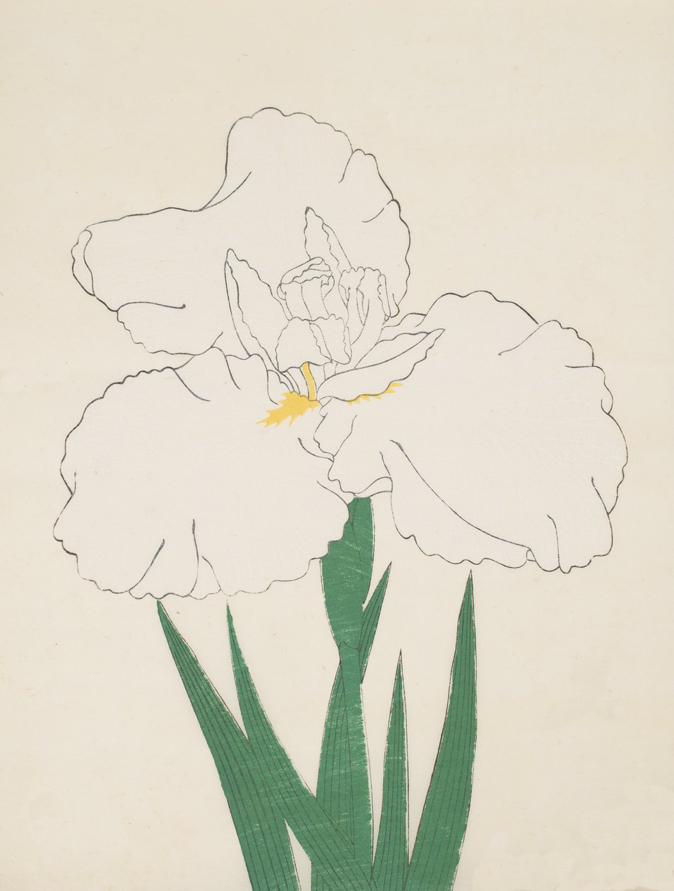 Fuji-ingen snö. 13, 1890 av Japanese School