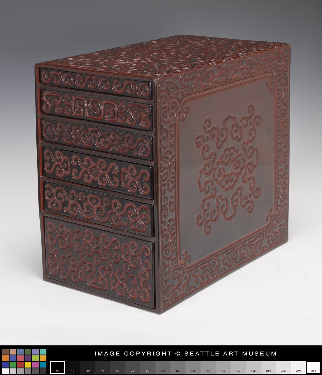 Guri Lack Box med 6 lådor av Japanese School