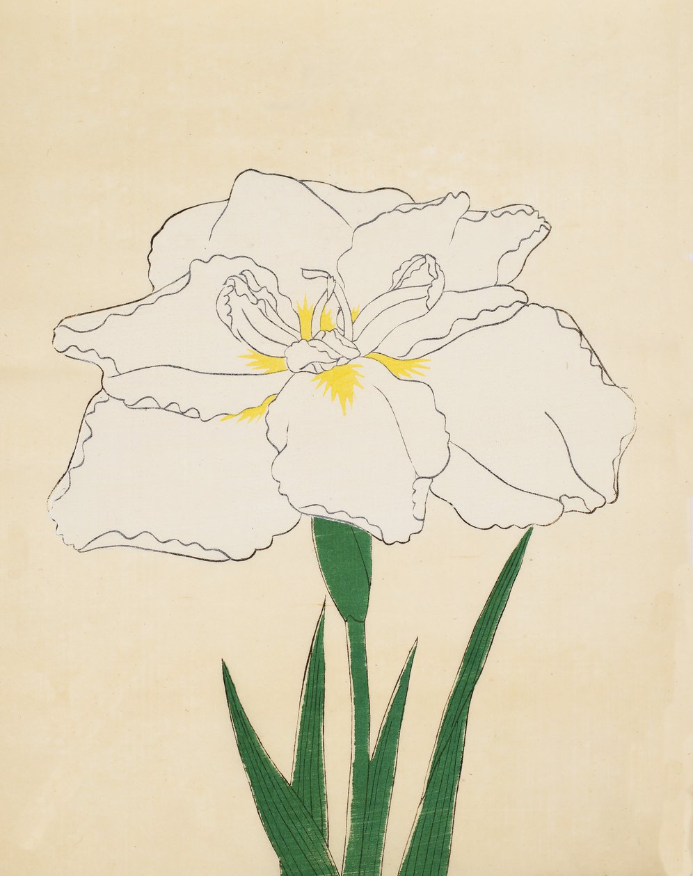 Haku-O-Den, nr 40, 1890 (trätryck i färg) av Japanese School