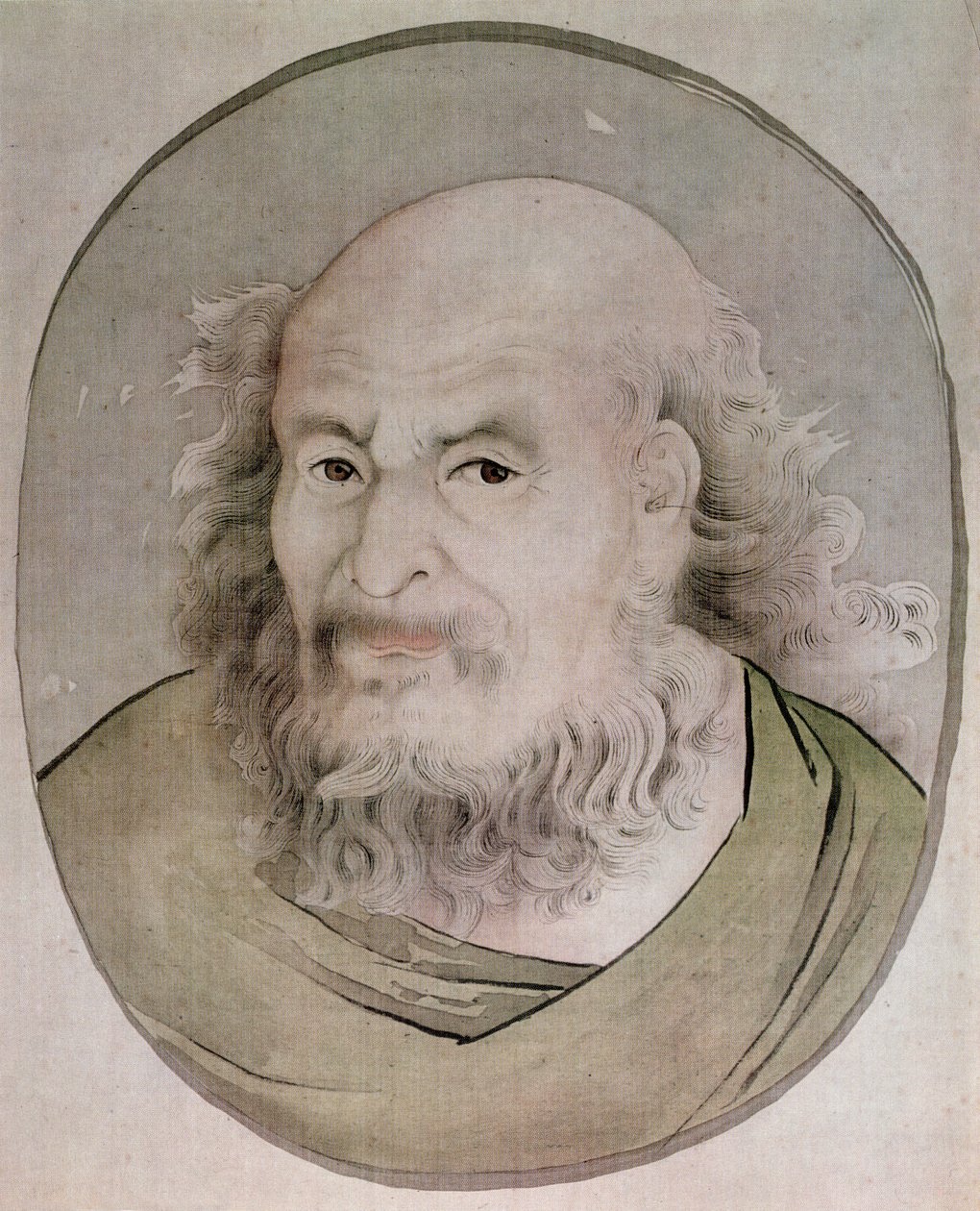 Hippokrates (c.460-c.377 f.Kr.) av Japanese School