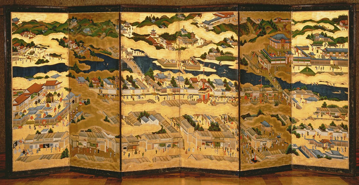 I och omkring Kyoto, Edo-perioden av Japanese School