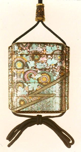 Inro-väska, Edo Period (1603-1867) (lack) av Japanese School