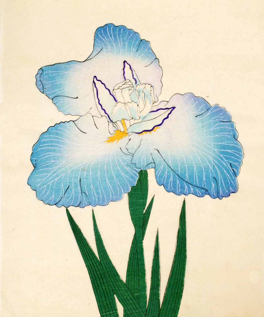 Irojiman, nr 80, 1890 (träblock i färg) av Japanese School