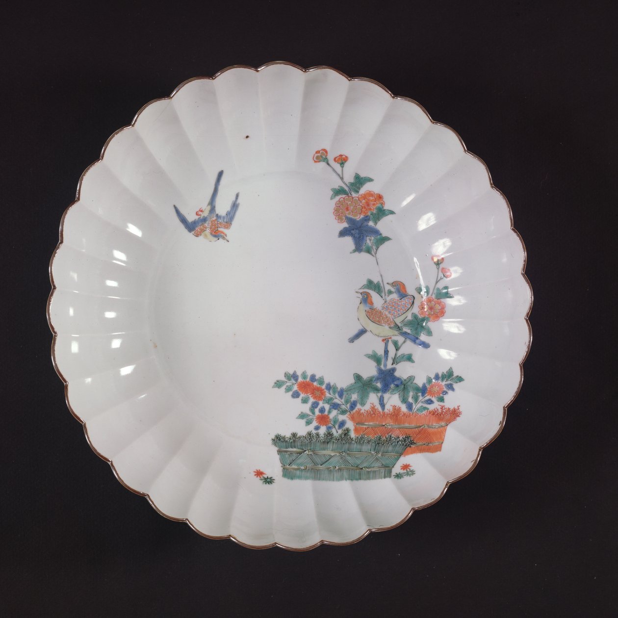 Stort Kakiemonfat, Edo Period (porslin) av Japanese School