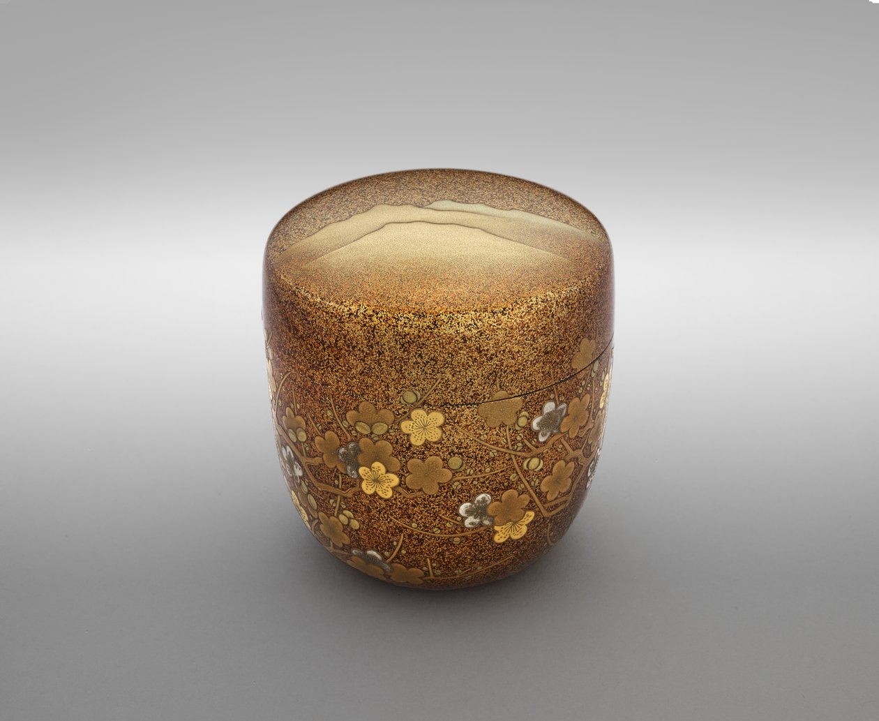 Natsume, ca 1850 (lack med guld och silver) av Japanese School