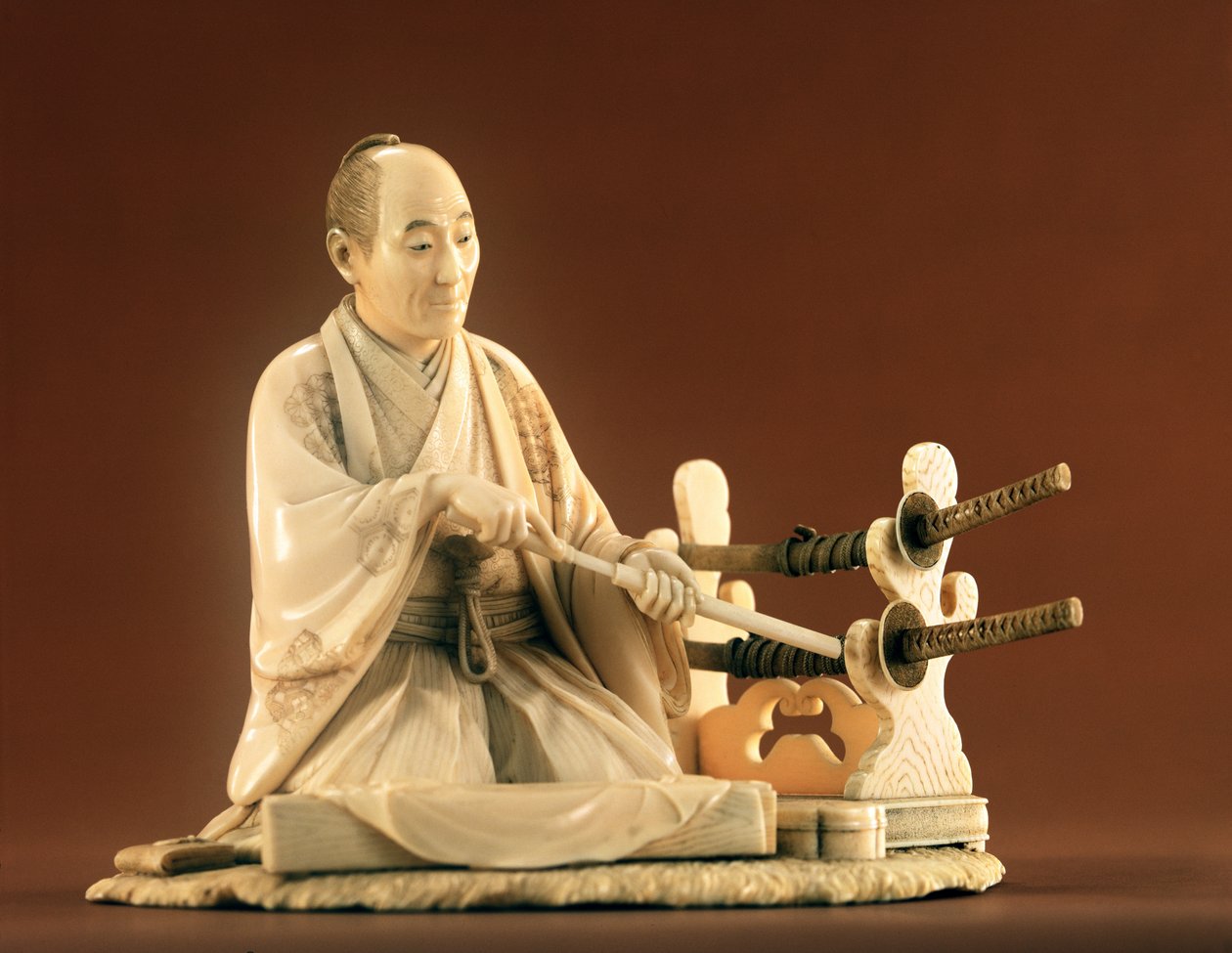 Samurai, utanför kusten, Edo Perio d (1603-1868) av Japanese School