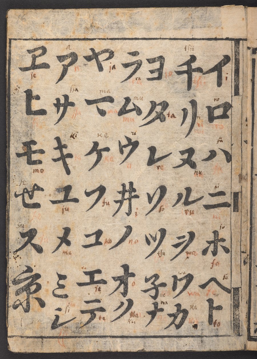 S Fars färg är syin g katakana syabar ry (i k ljudpapper) av Japanese School