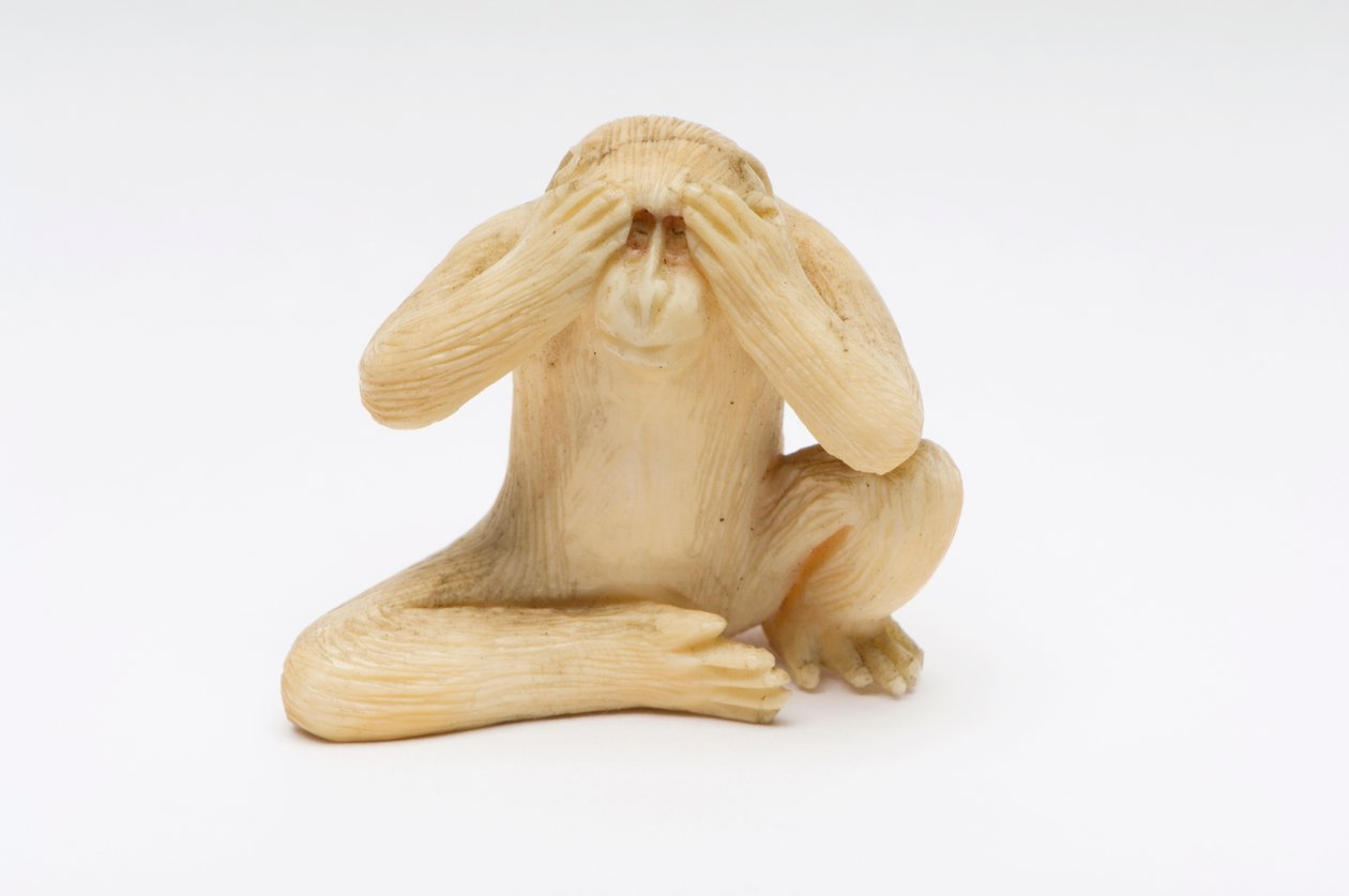 Se No Evil, en av de tre kloka aporna av Japanese School