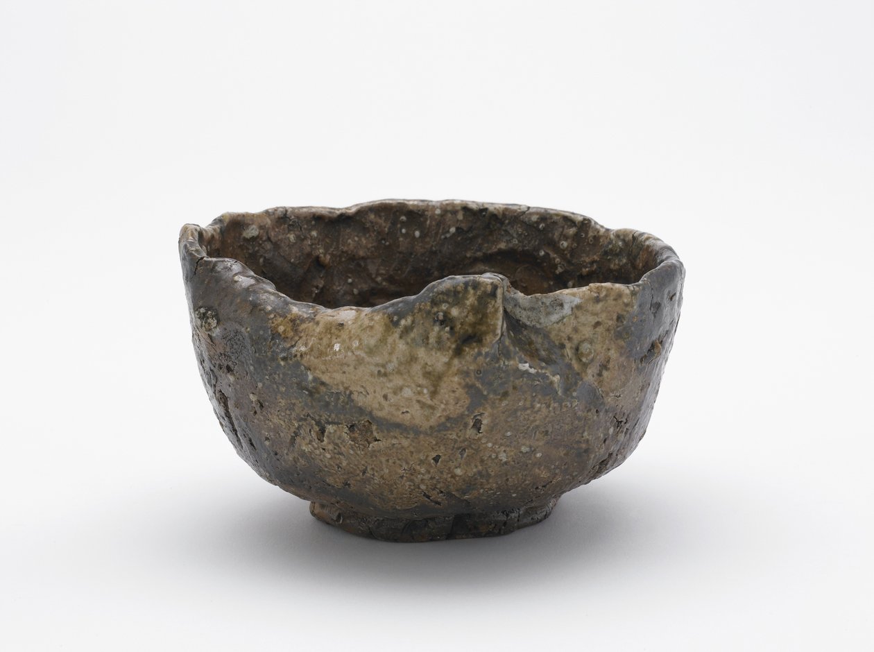 Serveringsskål, Shigaraki, Shiga-prefekturen, Edo-perioden, 1700- eller 1800-talet (keramik) av Japanese School