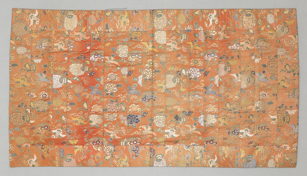 Sju kolumn kesa, sent 1700-tal (Side med guldbrokad) av Japanese School