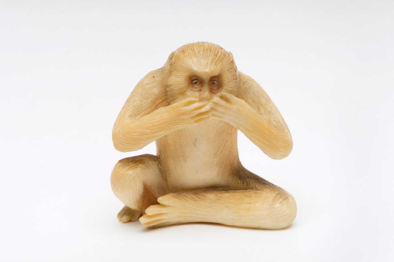 Speak No Evil, en av de tre kloka aporna av Japanese School