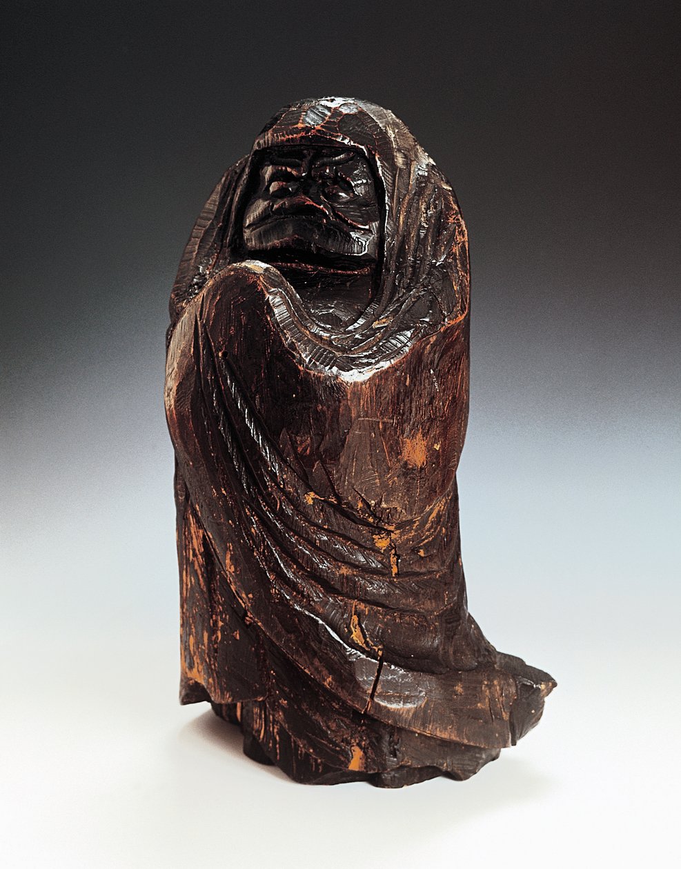 Statyett föreställande Daruma (Bodhidharma, Zens grundare och första patriark) av Japanese School