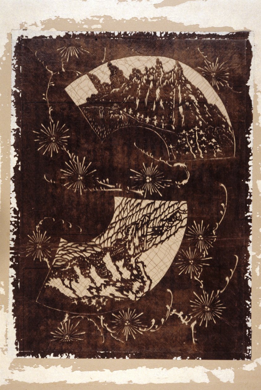Stencil (papper) av Japanese School