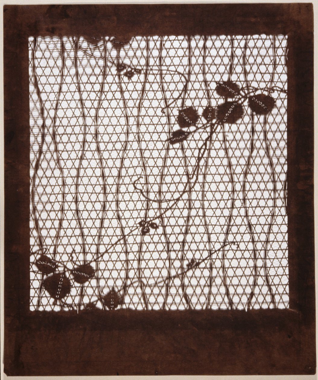 Stencil: Jordgubbsblad av Japanese School